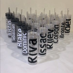 Personalized Plastic tumblr cups
